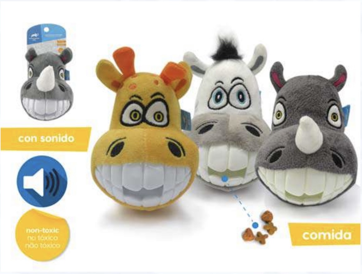 PELUCHE PREMIUM CON SONIDO Y PORTA SNACKS