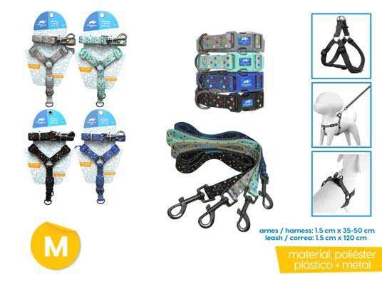 ARNES + CORREA HERRAJES DE LUJO TALLA M - SAN GERONIMO PETS