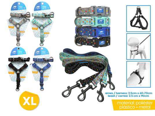 ARNES + CORREA HERRAJES DE LUJO TALLA XL - SAN GERONIMO PETS