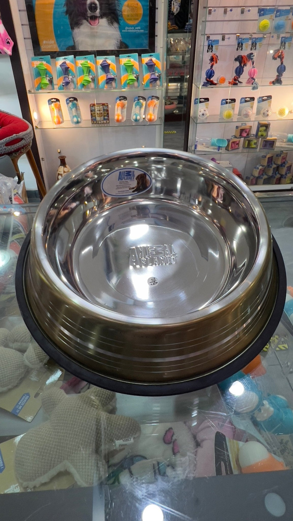 PLATO METALICO 1.8L - SAN GERONIMO PETS