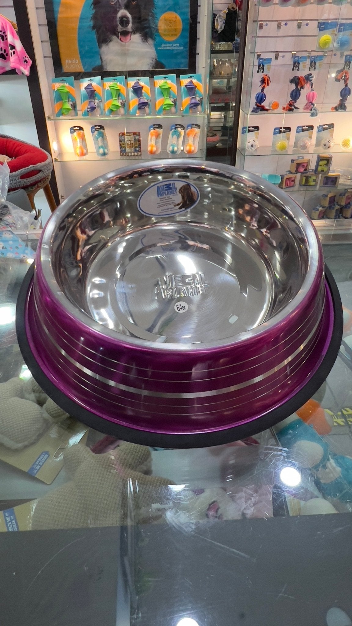 PLATO METALICO 1.8L - SAN GERONIMO PETS
