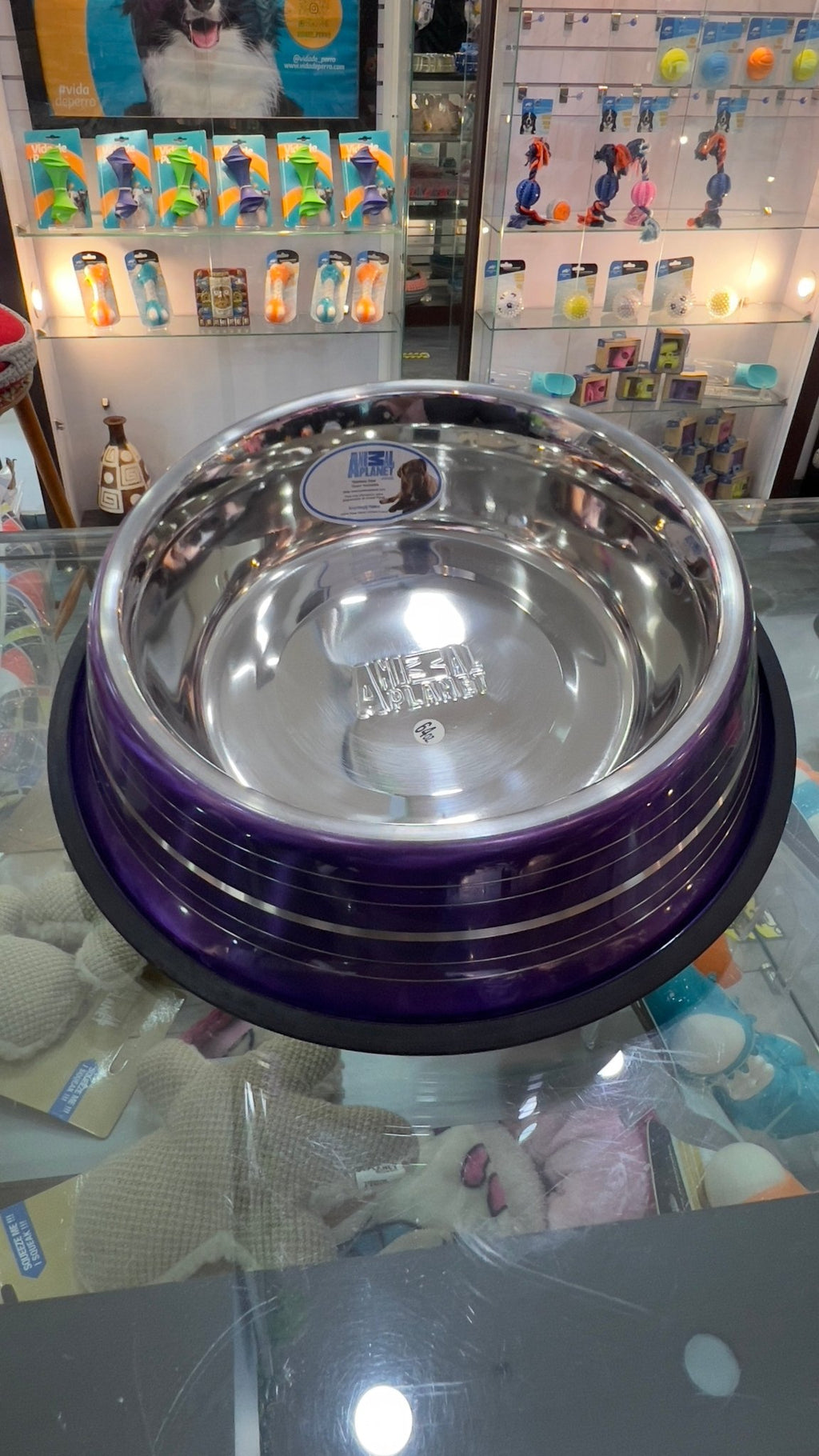 PLATO METALICO 1.8L - SAN GERONIMO PETS