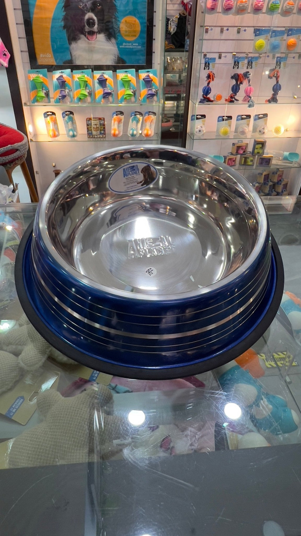 PLATO METALICO 1.8L - SAN GERONIMO PETS